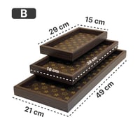 طوفريات تقديم خشب