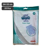 أكياس بسحاب بلاستيك