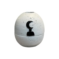 علبة مناديل جبس هلال أسود