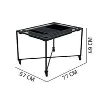 منقل مستطيل حديد مرتفع