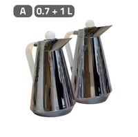 طقم ترامس ستانلس ستيل 0.7 + 1.0 لتر