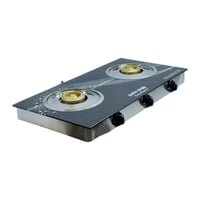 هوم ماستر موقد غاز زجاج 3 شعلة