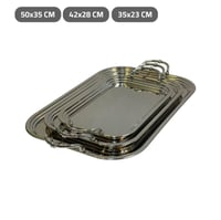 طقم صواني ستيل