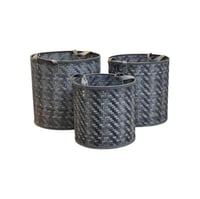 سلة خوص طبيعية