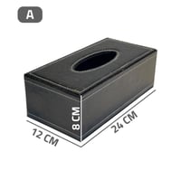 علب مناديل جلد