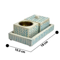 طقم مبخرة رايزن نقشة السنبلة