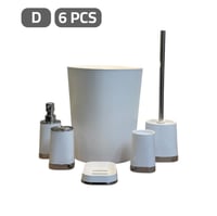 طقم حمام بلاستيك سادة