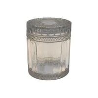 علب مناديل زجاج دائرية