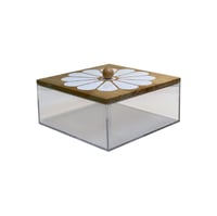 عبلة اكريلك بغطاء خشب