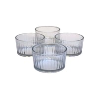 طقم بوادي زجاج دائرية