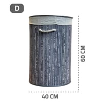 سلة غسيل ملابس خشب