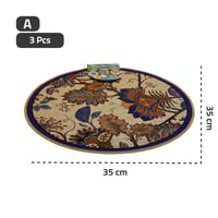 لباد دائري 35*35 قطعة واحدة