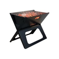 منقل فحم كبير اسود شكل x