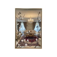 مرايا جدارية فخمة رسم يدوي