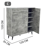 دولاب أحذية 3 أبواب