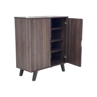 دولاب أحذية بابين خشبي