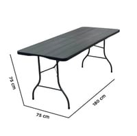 طاولة فايبرمستطيلة اسود