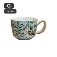 أكواب سيراميك نقشات زهور