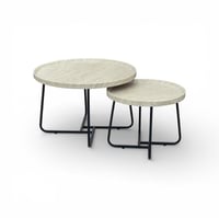 طقم طاولات ضيافة مدور