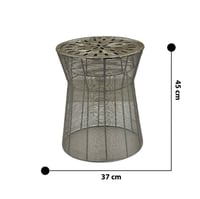 طاولة نار معدن صناعة هندية دائري