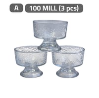 اكواب حلى قزاز 3 قطع