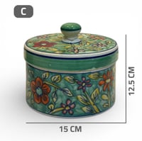 علبة مشجرة سيراميك