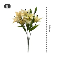 غصن ورد ليليوم صناعي