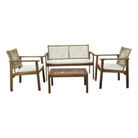 جلسة خارجية خشبي 4 اشخاص