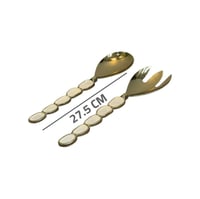 طقم ملعقة وشوكة ستيل المونيوم