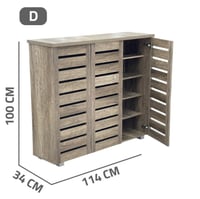 خزائن احذية 3 أبواب خشب