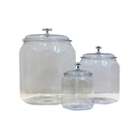 برطمنات بلاستيك شفاف