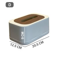 علبة مناديل غطاء خشبي