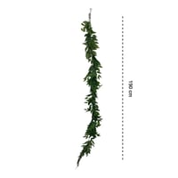 حبل زينة اوراق خضر