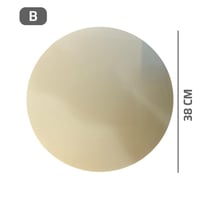 مفرش طاولة دائري جلد