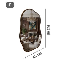 مرايا جدارية خشبية