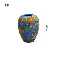 فازة سيراميك رسوم يدوية صيني 13.5 سم