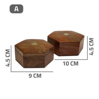 صندوق خشب سداسي