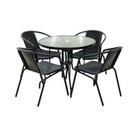 طاولة حديقة مع 4 كراسي