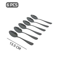 طقم ملاعق ستيل 6 قطع