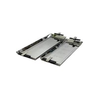 طوفريات تقديم ستيل مقابض سوداء