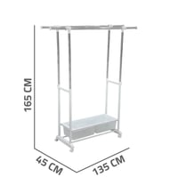 علاق عبايات مودرن مع وحدتين أدراج