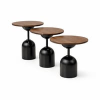 طقم طاولات قاعدة حديد