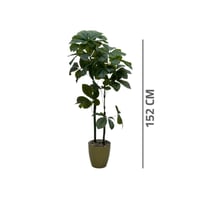 شجر صناعي بمركن بلاستيك