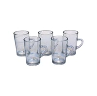 طقم أكواب زجاج للشاي 5 قطع