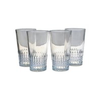 كاسات زجاج 4 قطع 275 مل