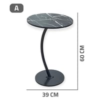 طاولة خدمه دائريه خشب