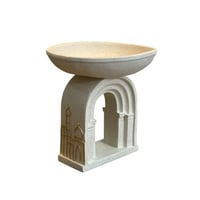 صحن تقديم رمضاني مع قاعدة زخرفة مساجد