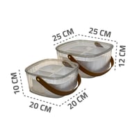 علبة بلاستيك يد لون جلد بني