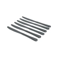 سكاكين ستيل فضي طقم 6 قطع