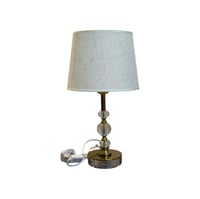 أبجورة كلاسيك طاولة ثلاث كرات كريستال